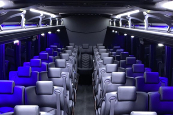 Seattle Charter Bus Interior