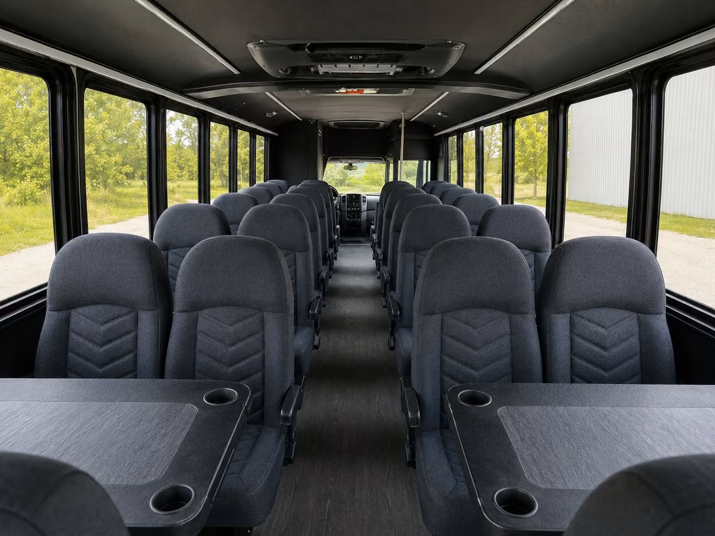 20 passenger minibus inside