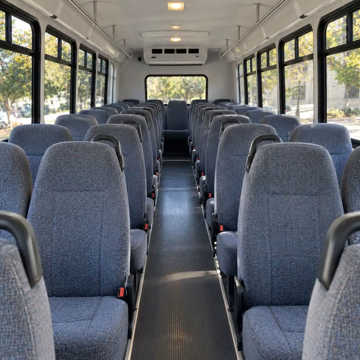 28 passenger minibus inside