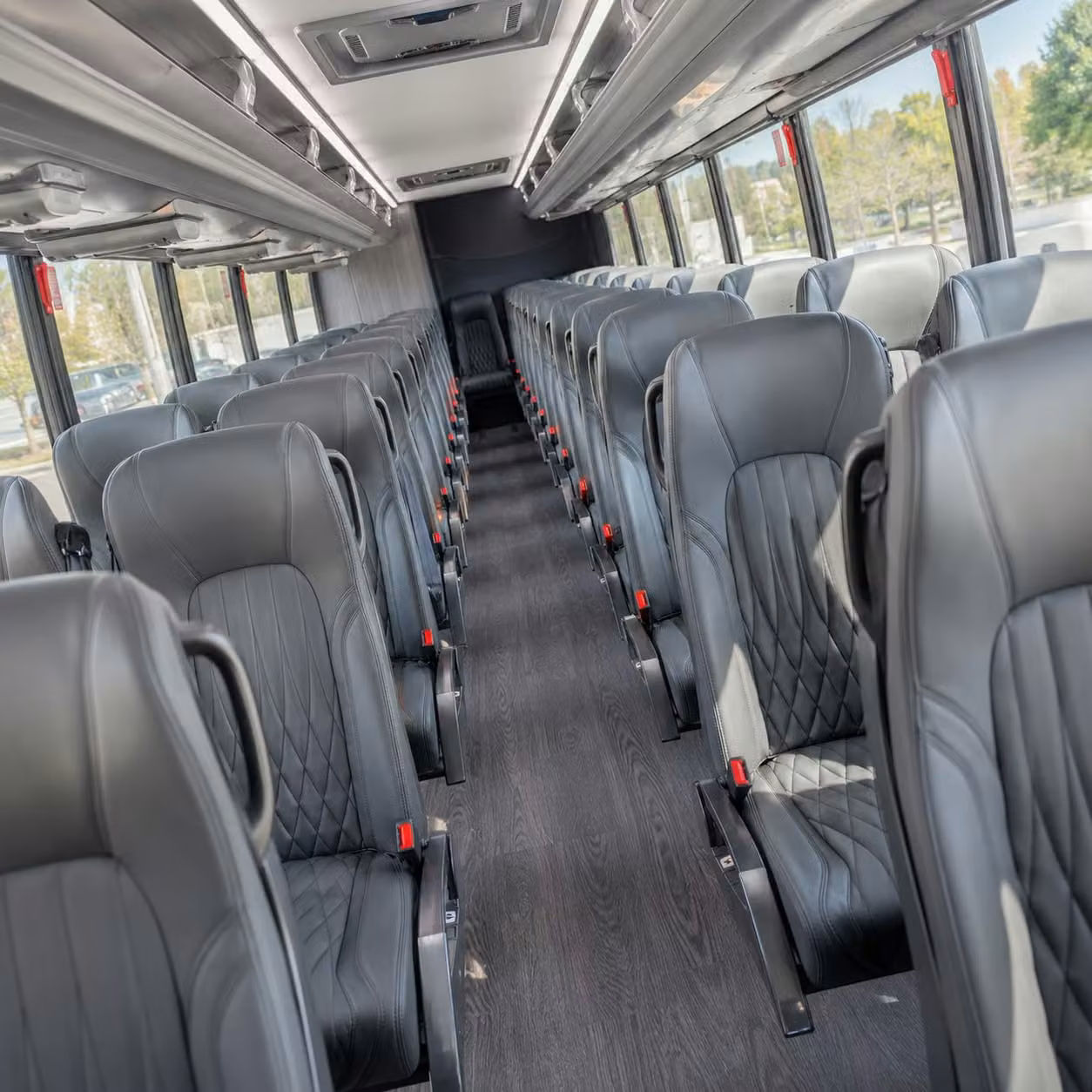 30 passenger minibus inside